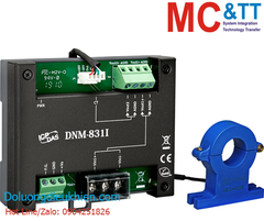 Bộ chuyển đổi 1 kênh điện áp 600V + 1 kênh dòng điện 200A sang tương tự ICP DAS DNM-831I-600V-200A CR
