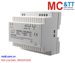 Bộ đổi nguồn Din-Rail 220VAC sang 12VDC 2.5A Leyu DR-30-12