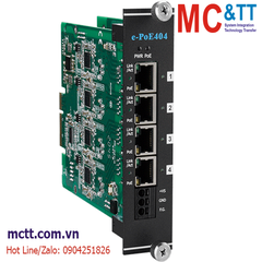 Module 4 cổng Gigabit PoE Ethernet ICP DAS e-PoE404 CR