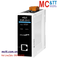 Bộ đấu nối Junction EtherCAT 1 vào - 2 ra ICP DAS ECAT-2512 CR