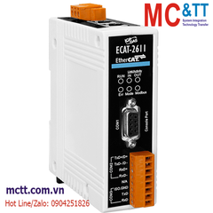 Bộ chuyển đổi Gateway EtherCAT Slave sang Modbus RTU Slave ICP DAS ECAT-2611 CR