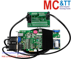 Card PCI Express EtherCAT Master 16 trục + 13 kênh vào/ra số DIO +2 kênh đầu vào Encoder ICP DAS ECAT-M801-16AX/S CR