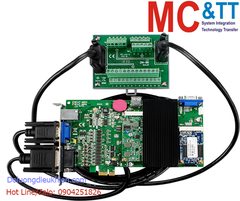 Card PCI Express EtherCAT Master 32 trục + 13 kênh vào/ra số DIO +2 kênh đầu vào Encoder ICP DAS ECAT-M801-32AX/S CR