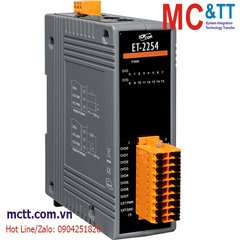 Module 2 cổng PoE Ethernet Modbus TCP & MQTT 16 kênh DI/DO ICP DAS PET-2254 CR