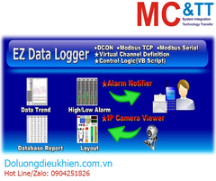 Phần mềm giao diện SCADA cho module I/O ICP DAS EZ Data Logger