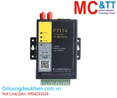 F7414: GPS+WCDMA (3G) IP MODEM kết nối RS-232/485 + 2AI + 1DI +2DO