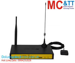 F7334: Router công nghiệp EDGE+ GPS + 4 LAN + 1 WAN + RS-232 + APN/VPN + Wi-Fi