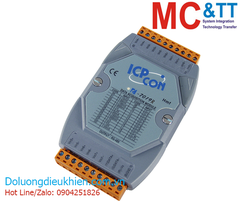 Module RS-485 DCON 8 kênh đầu vào tương tự AI (Cặp nhiệt, Thermocouple) ICP DAS I-7019R-G CR