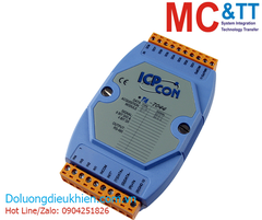 Module RS-485 DCON 4 kênh đầu vào số DI + 8 kênh đầu ra số DO ICP DAS I-7044-G CR
