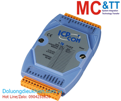 Module RS-485 DCON 8 kênh đầu vào số DI + 8 kênh đầu ra số DO ICP DAS I-7055-G CR