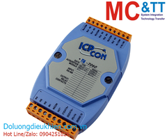 Module RS-485 DCON 4 kênh đầu vào số DI+4 kênh đầu ra Relay ICP DAS I-7060-G CR