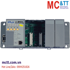Module RS-232 + Ethernet Modbus RTU/TCP 4 slot module I/O ICP DAS I-8KE4-MTCP-G CR