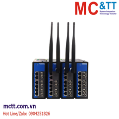 Switch công nghiệp quản lý 6 cổng Ethernet + 2 cổng quang + WiFi 3Onedata IES6100-6T2F-W2-2LV
