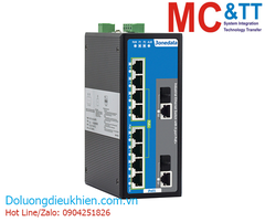 Switch công nghiệp 4 cổng Ethernet + 4 cổng PoE Ethernet + 2 cổng combo Gigabit SFP 3Onedata IPS3110-2GC-4T-4POE