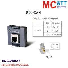 Bo mạch BD mở rộng 1 cổng CAN Kinco KB6-CAN