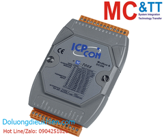 Module RS-485 Modbus RTU 8 kênh đầu vào nhiệt độ Thermistor+6 kênh đầu ra số DO ICP DAS M-7005-G CR