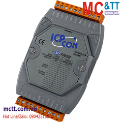 Module RS-485 Modbus RTU 5 kênh đầu ra DC SSR + 4 kênh đầu vào số DI ICP DAS M-7065B-G CR