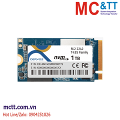 Ổ cứng SSD công nghiệp M.2 2242 NVMe 128GB, 256GB, 512GB, 1TB TLC Cervoz T435