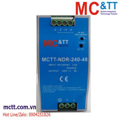 Bộ đổi nguồn Din-Rail 220VAC sang 48VDC 480W MCTT-NDR-480-48