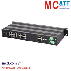 Switch công nghiệp Layer 2 với 4 cổng Gigabit Combo + 16 cổng Gigabit Ethernet Maiwe MISCOM7020G-4GC-16GT