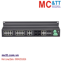 Switch công nghiệp quản lý với 4 cổng Gigabit Combo + 4 cổng quang + 20 cổng Ethernet Maiwe MISCOM7028-4GC-4F