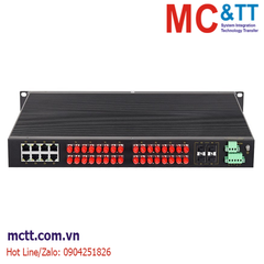 Switch công nghiệp Layer 3 với 4 cổng 10Gb SFP+ 16 cổng quang + 8 cổng Gigabit Ethernet Maiwe MISCOM8028GX-4XGF-8GT-16F
