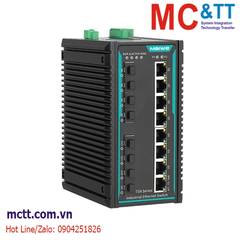Switch công nghiệp TSN Layer 3 với 4 cổng 10Gb SFP+ + 8 cổng Gigabit Ethernet + 4 cổng Gigabit SFP Maiwe MISCOM8216TSN-4XGF-4GF-8GT