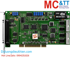 Card PCI 16 kênh đầu vào tương tự AI + 2 kênh đầu ra tương tự AO + 16 kênh vào/ra số DIO ICP DAS PCI-1800HU CR