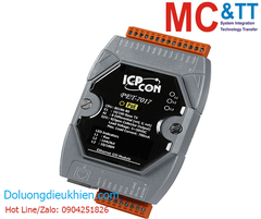 Module PoE Ethernet Modbus TCP 8 kênh AI + 4 kênh DO ICP DAS PET-7017 CR