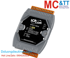 Module PoE Ethernet Modbus TCP 4 kênh AO + 5 kênh DI + 5 kênh DO ICP DAS PET-7024 CR