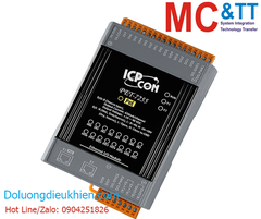 Module 2 cổng PoE Ethernet Modbus TCP 8 kênh DI+8 kênh DO ICP DAS PET-7255 CR