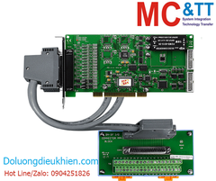 Card PCI 4 kênh đầu ra tương tự AO + 16 kênh vào/ra số DIO 5V/TTL + 3 kênh Timer/Counter/Frequency ICP DAS PISO-DA4U/S CR