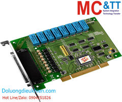 Card PCI 8 kênh đầu vào số DI + 8 kênh đầu ra Relay ICP DAS PISO-P8R8U CR