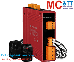 Thiết bị đo điện thông minh 1 pha 1P2W-2CT 200A RS-485 Modbus RTU ICP DAS PM-3112-240 CR