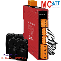 Thiết bị đo điện thông minh 1 pha 1P4W-4CT 200A Ethernet Modbus TCP ICP DAS PM-3114-240P-MTCP CR