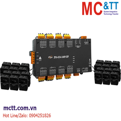Thiết bị đo điện thông minh 3 pha 8 kênh hoặc 1 pha 24 kênh 200A EtherNet/IP ICP DAS PM-4324-240P-EIP CR