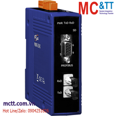 Bộ chuyển đổi Profibus sang Quang (Dual Fiber, Single Mode, ST, 1310 nm, 10 KM) ICP DAS PROFI-2542 CR