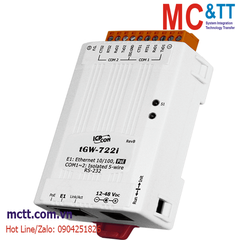 Bộ chuyển đổi Modbus Gateway 2 cổng RS-232 sang Ethernet ICP DAS tGW-722i CR