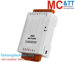 Module RS-485 Modbus RTU 3 kênh DI + 3 kênh Relay ICP DAS tM-P3R3 CR