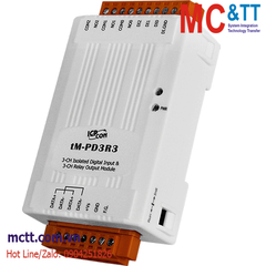 Module RS-485 Modbus RTU 3 kênh DI + 3 kênh Relay ICP DAS tM-PD3R3 CR