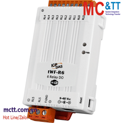 Module Wi-Fi Modbus TCP 6 kênh Power Relay ICP DAS tWF-R6 CR