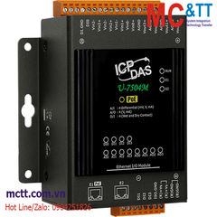 Module Ethernet OPC UA + MQTT 4 kênh DI + 4 kênh AI + 4 kênh AO ICP DAS U-7504M CR