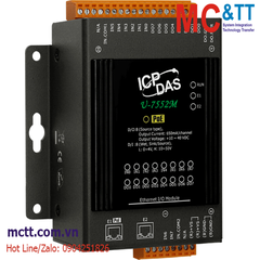 Module Ethernet OPC UA + MQTT 8 kênh DI + 8 kênh DO ICP DAS U-7552M CR