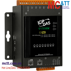 Module Ethernet OPC UA + MQTT 8 kênh đầu vào số AC/DC DI ICP DAS U-7558M CR