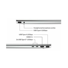 Laptop HP OmniBook 7 Aero 13-bg1087AU - BZ7S1PA (Ryzen AI 5 340/ 16GB/ 512GB/ Win 11 Home + Office + Microsoft)