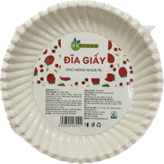 ĐĨA GIẤY TRẮNG 16CM (XẤP 20 CÁI)