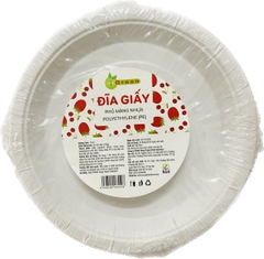 ĐĨA GIẤY TRẮNG 19CM (XẤP 20 CÁI)