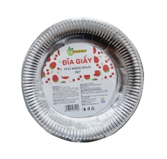 ĐĨA GIẤY BẠC PET 21CM (XẤP 10 CÁI)