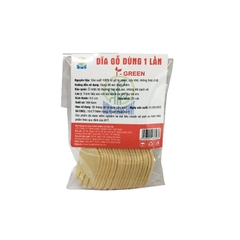 DĨA GỖ 9,5CM DÙNG 1 LẦN