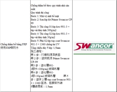 Quy trình thi công bọc phủ Composite FRP dày 1,5 mm